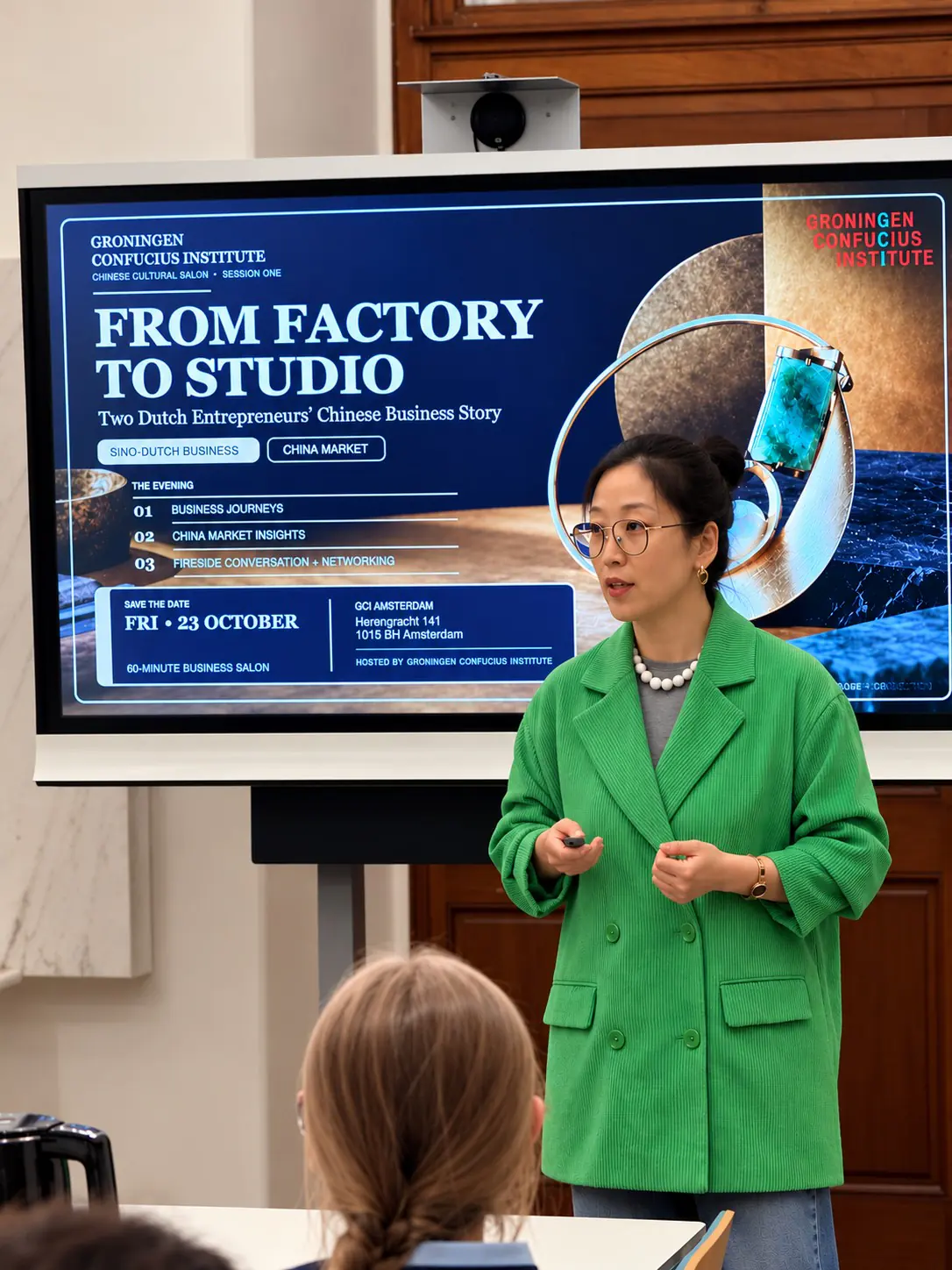 Chinese cultuur en zakendoen: een lezing bij een salon over Nederlandse ondernemers die zakendoen met China